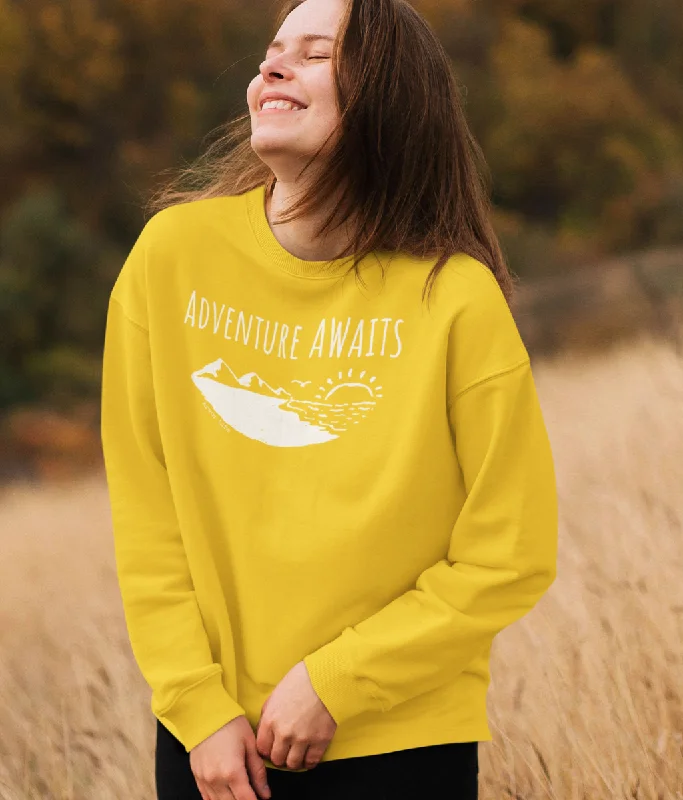 Adventure Awaits Organic Cotton Sweatshirt