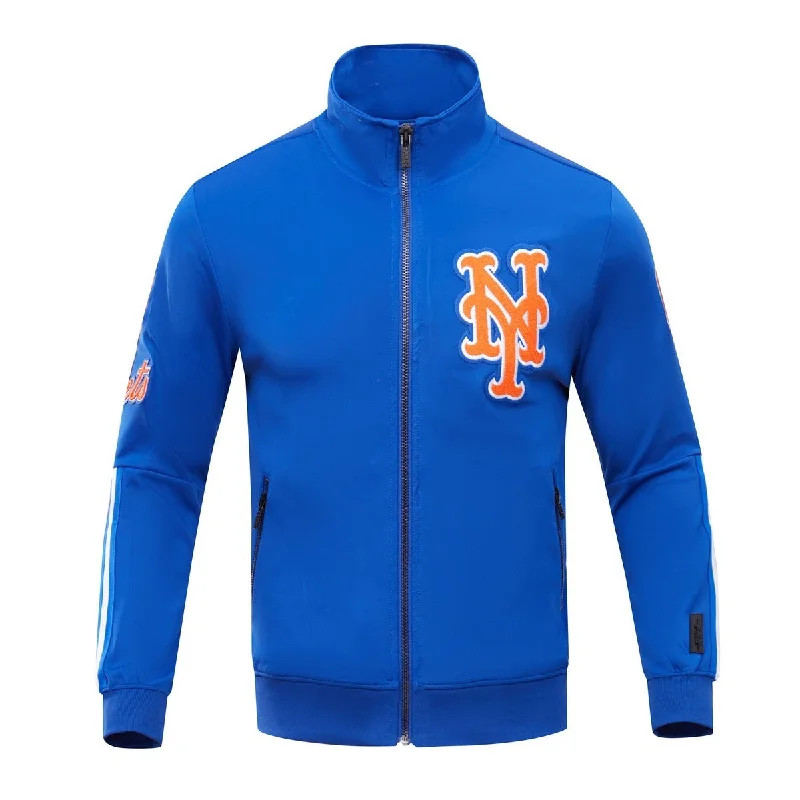 MLB NEW YORK METS CLASSIC MEN'S TRACK JACKET (ROYAL BLUE)