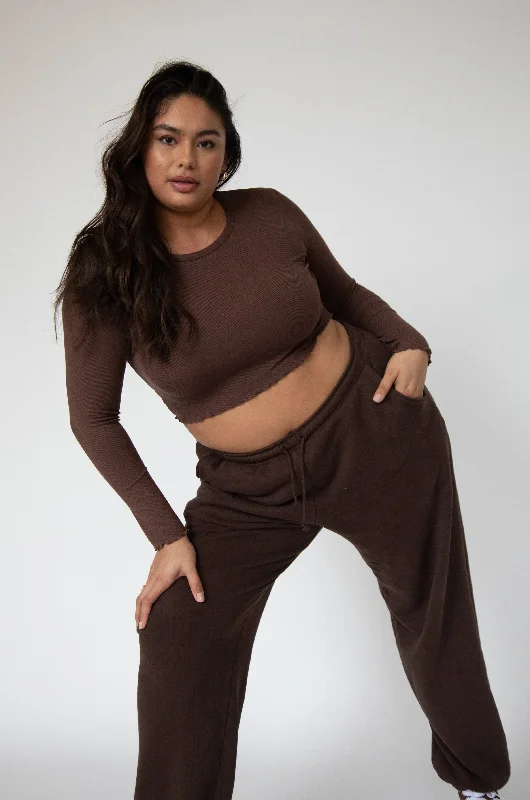 Eddy Top in Brown