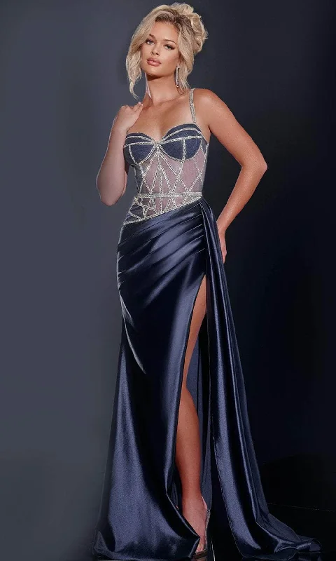 Jovani 40506 - Embellished Bustier Prom Dress