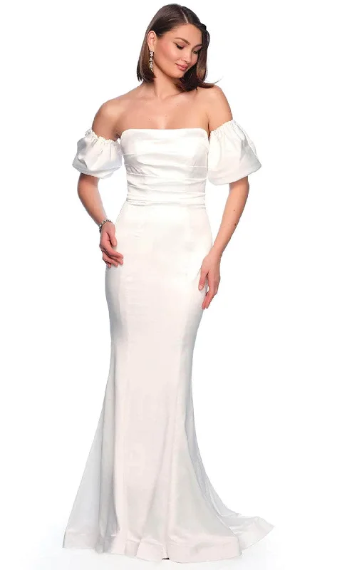 Dave & Johnny Bridal 11342 - Puff Sleeve Bridal Gown