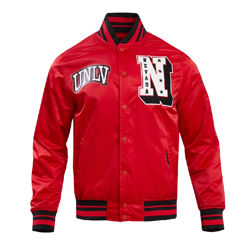 UNIVERSITY OF NEVADA LAS VEGAS CLASSIC SATIN RIB JACKET (RED/BLACK)