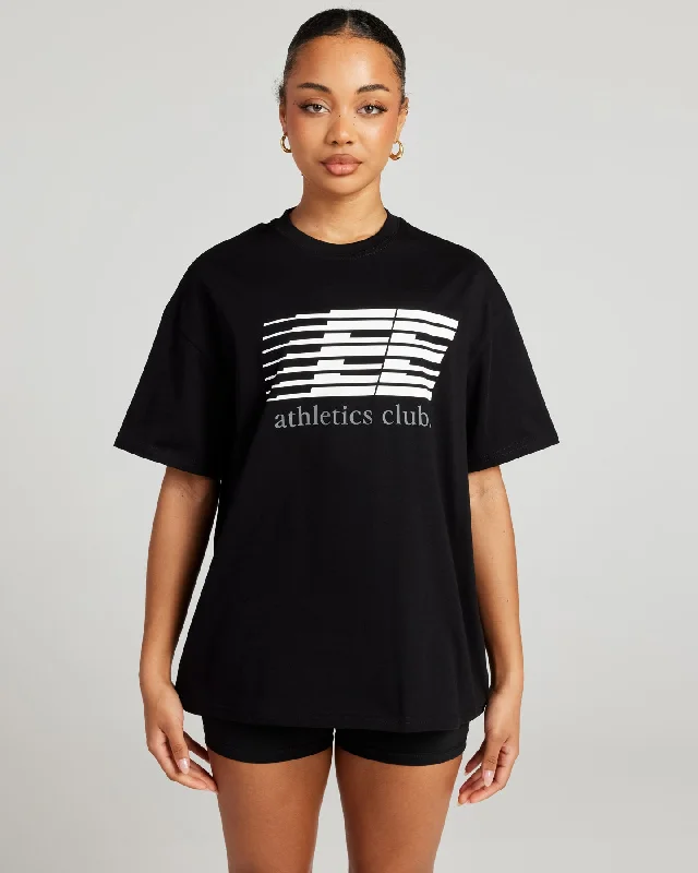 Women's Athletics Club Tee - Black