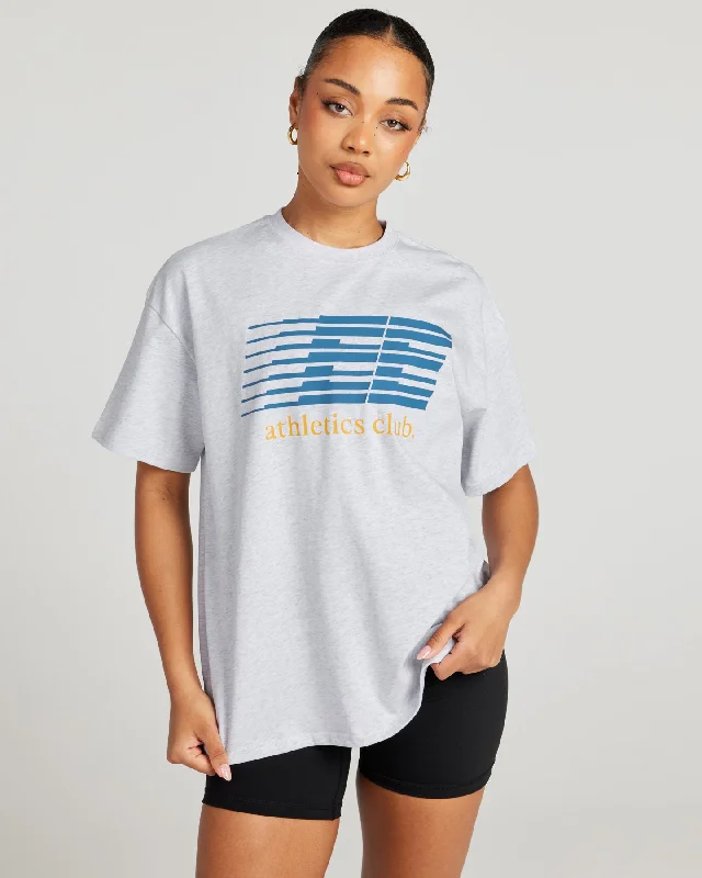 Women's Athletics Club Tee - Polar Grey