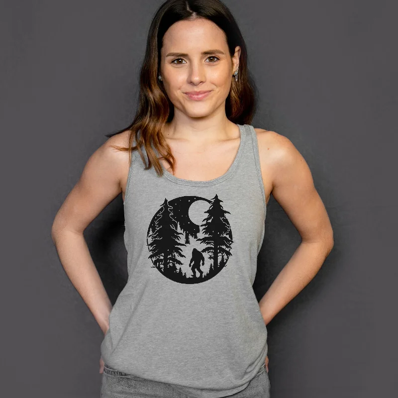 Bigfoot Exploring Nature Tank Top