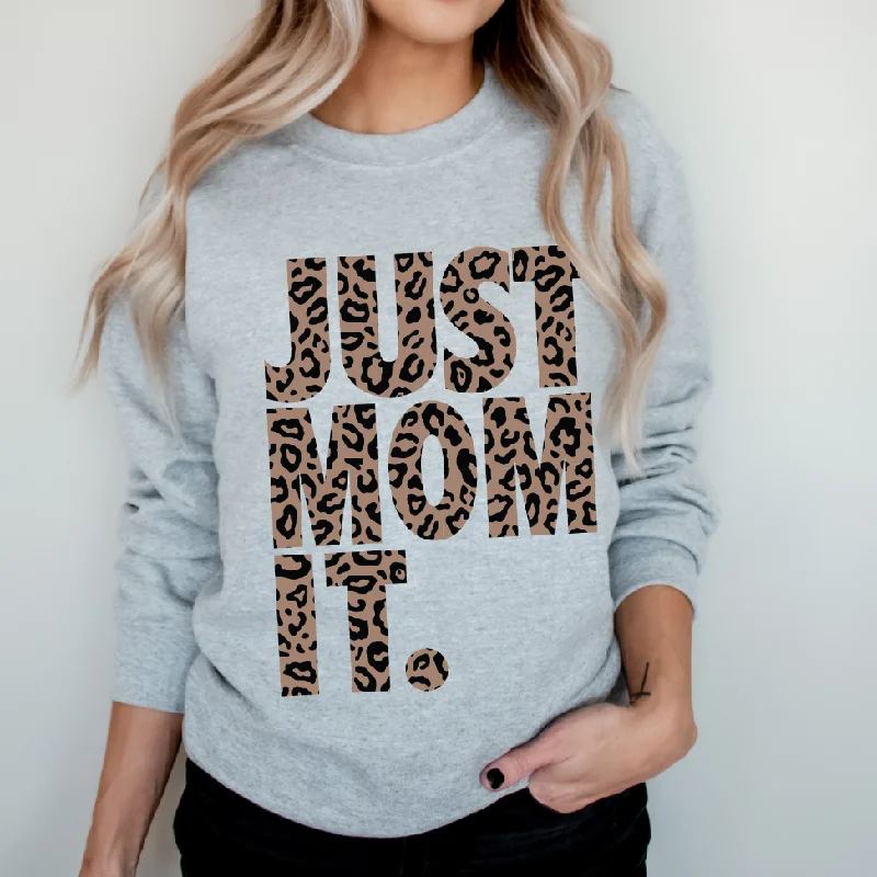 JUST MOM IT • Cheetah Pullover