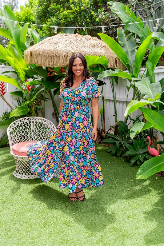 Bonnie Maxi Dress in Garden Party by Kasey Rainbow