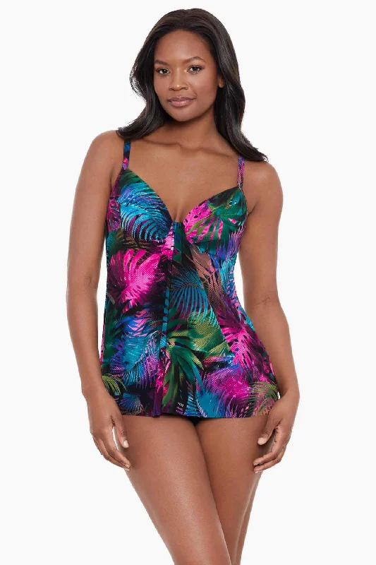 Pixel Palmas Marina Tankini Top