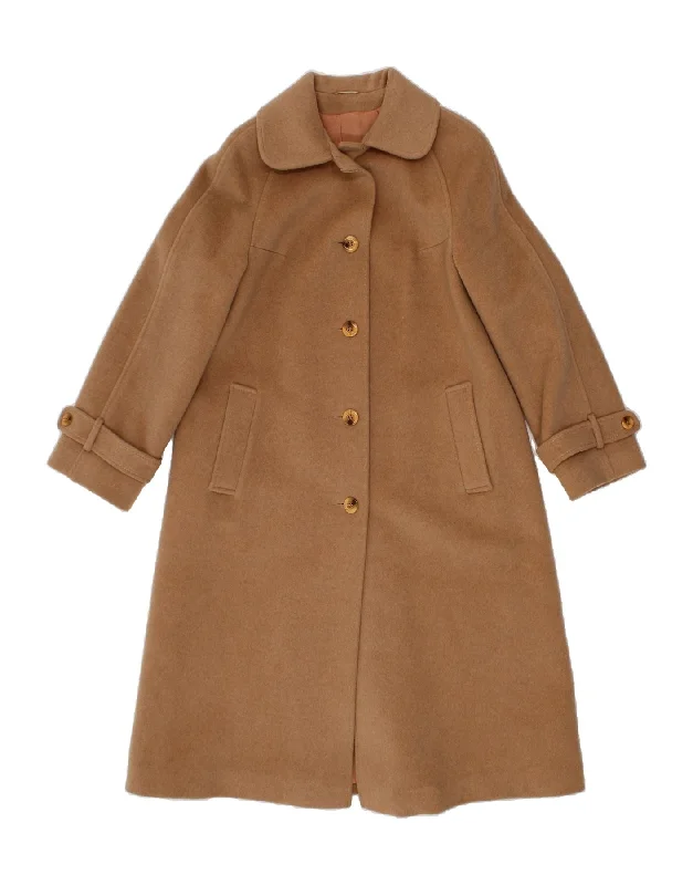 JULIUS Womens Overcoat UK 14 Large Brown