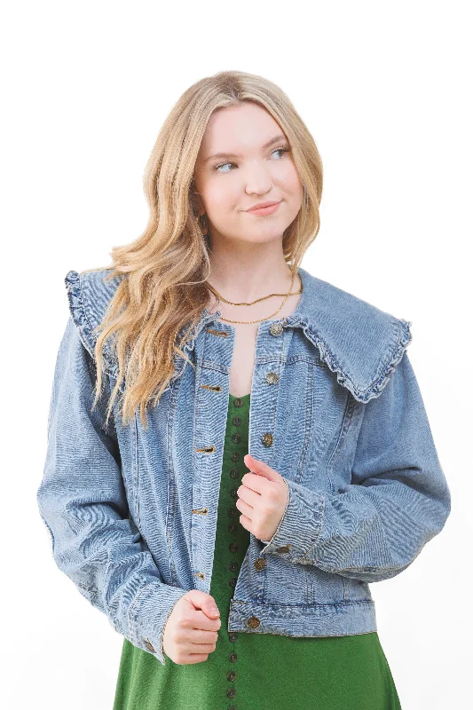 WENDY CROPPED DENIM JACKET