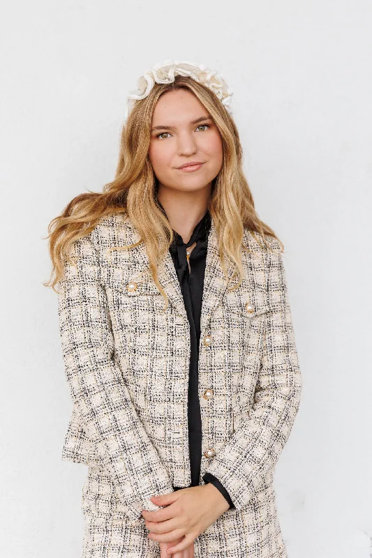 ADELE TWEED BLAZER