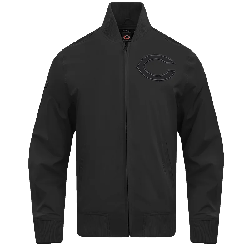 NFL CHICAGO BEARS NEUTRAL TWILL JACKET (BLACK)