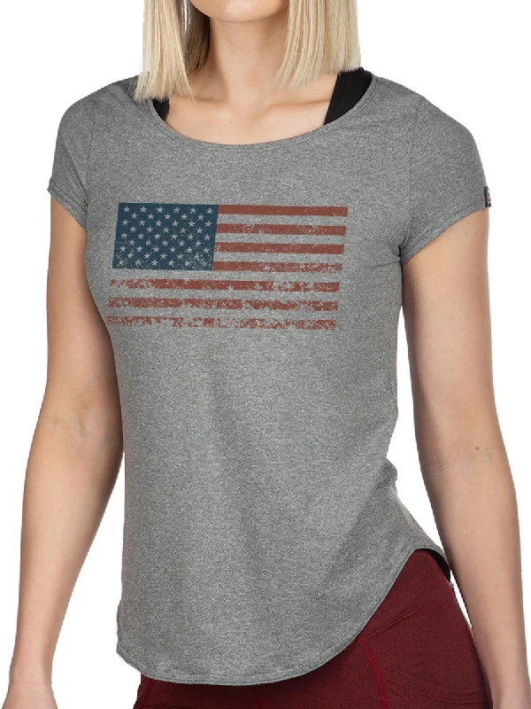 Women's SoftTECH™ Flag Cap sleeve