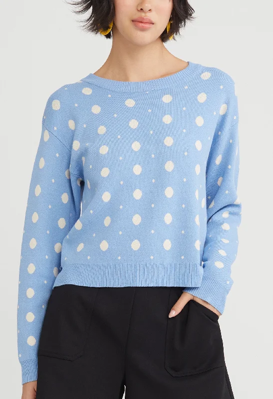 Polka Dot Knit Top