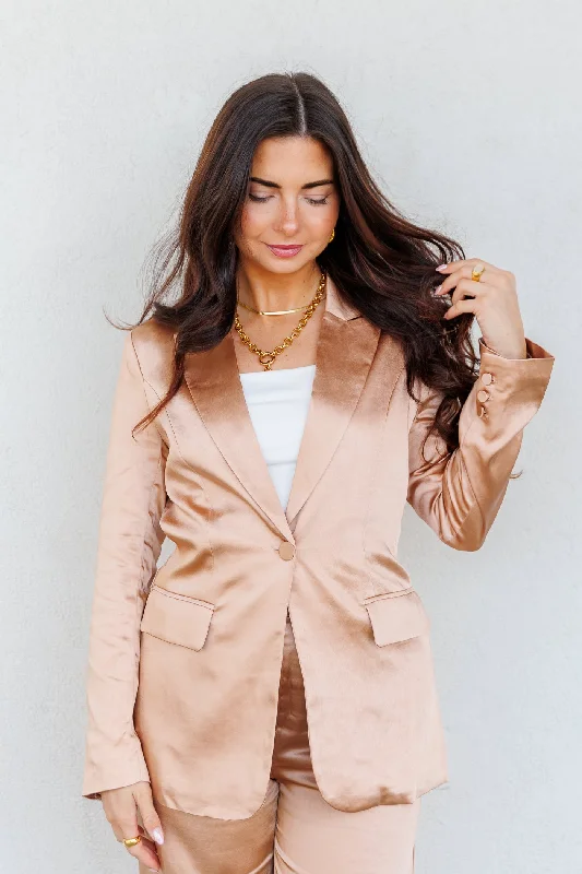 BELLE SATIN BLAZER