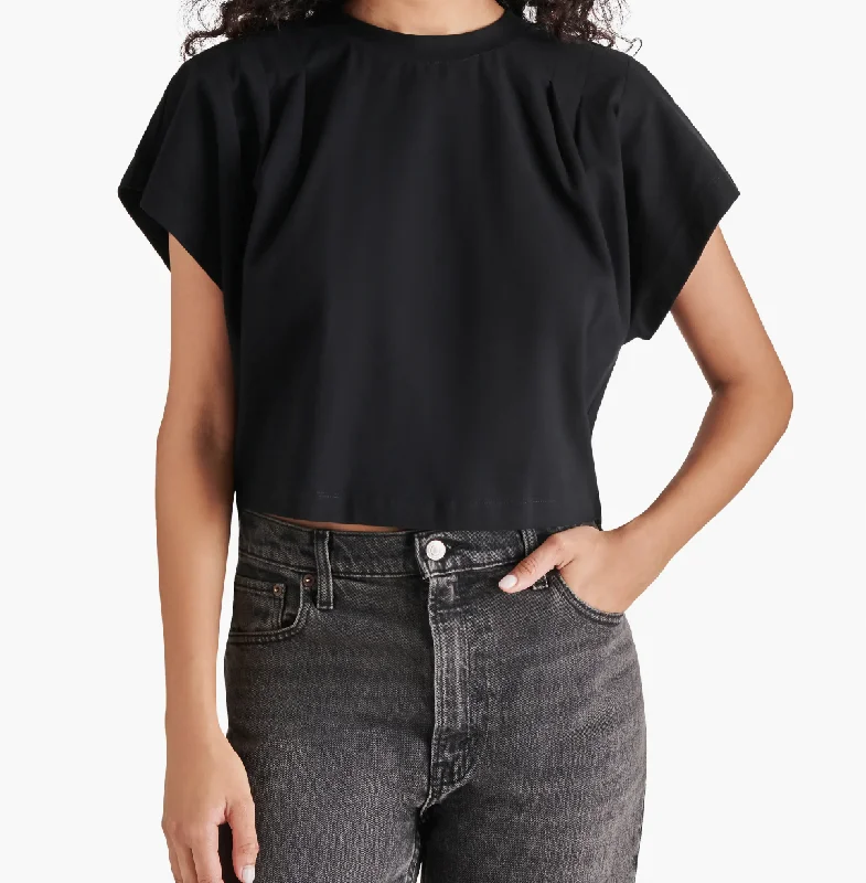 Black Short Sleeve Top by Steve Madden