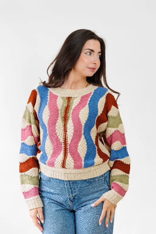 HARPER COLOR BLOCK SWEATER